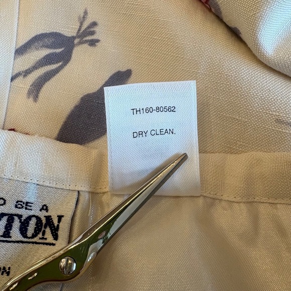 NWT Vintage Pendleton Floral Silk Linen Blend Lined High-Rise Pants Retro Office - Picture 9 of 10